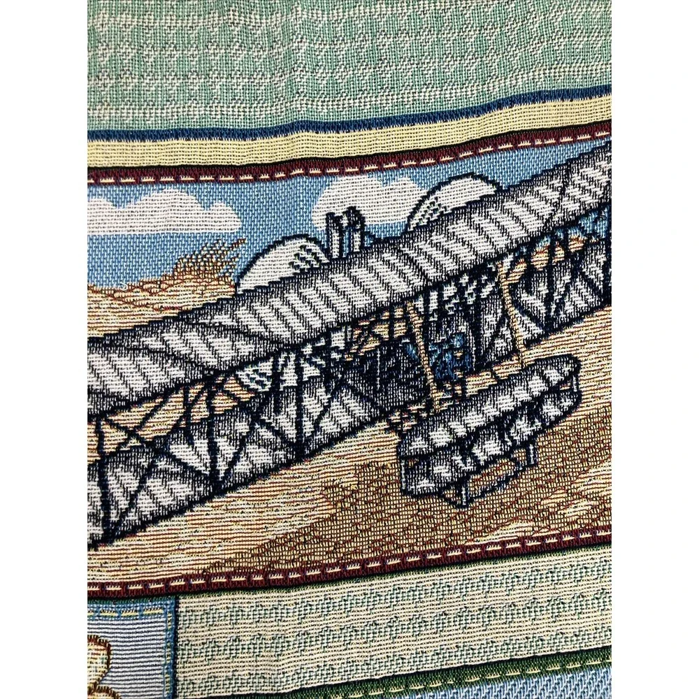 North Carolina Woven Tapestry Blanket Throw 48